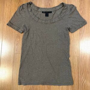 MARC JACOBS CHOCOLATE BROWN Y2K COQUETTE COTTON TEE